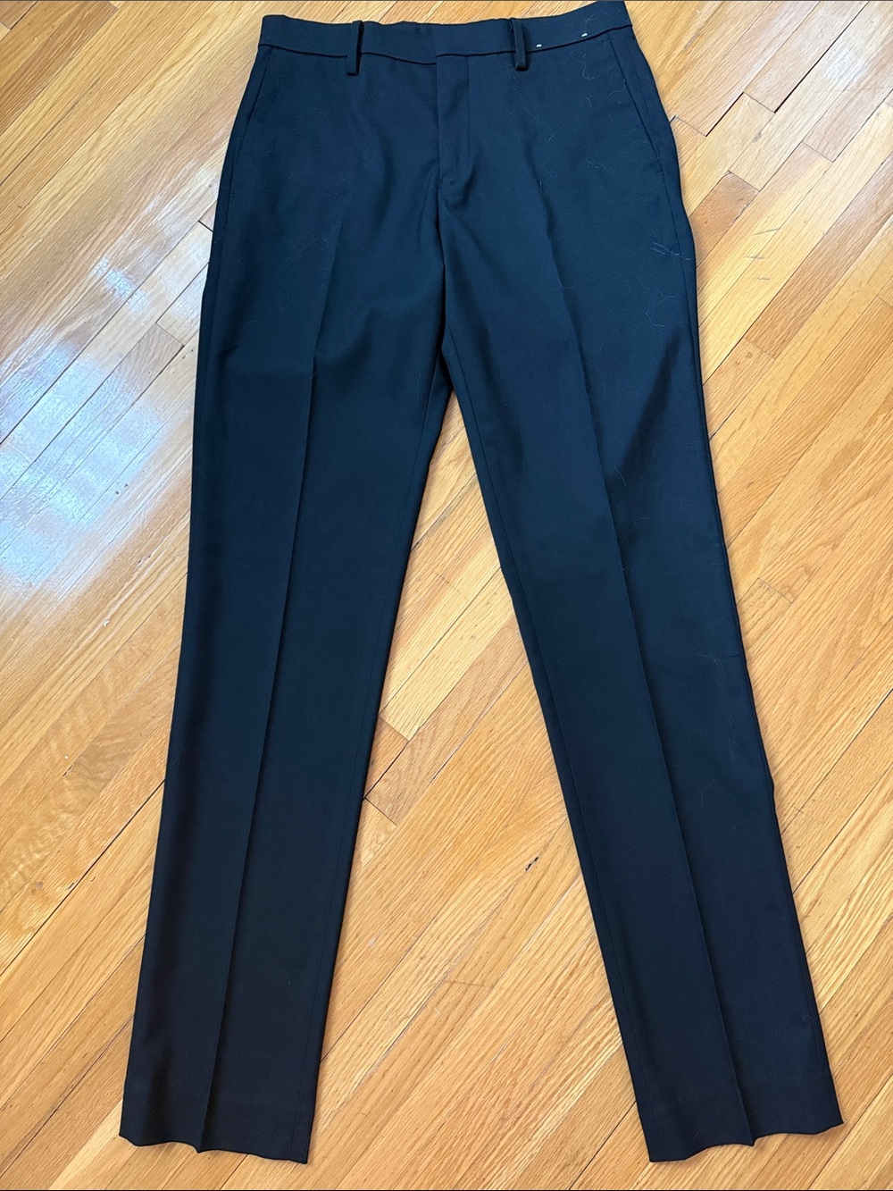 NWOT Uniqlo Men's Black Tailored Dress Pants in perfect condition